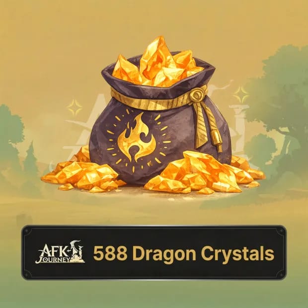 560+28 Dragon Crystals AFK Journey